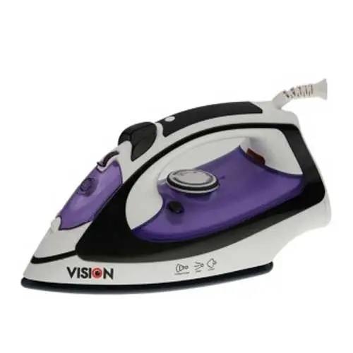 VISION YPF-6138 Shock and Burn Proof Electric Steam Iron – Color: Purple – View 1
