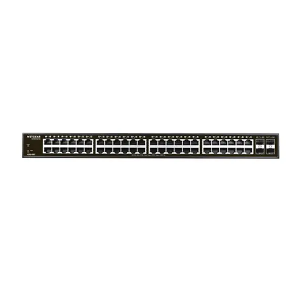  Netgear GS348 48-Port Gigabit Unmanaged Rackmount Switch – View 1