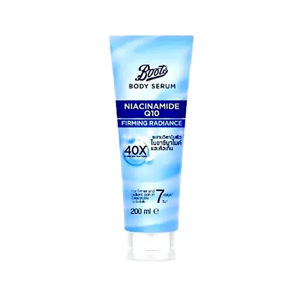 Boots Niacinamide Q10 Firmin Radiance Body Serum 200ml – View 1