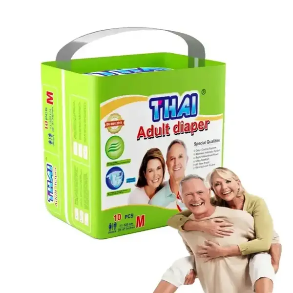 Thai Strong Leak Guard Ultra Comfort Adult Belt Diaper – Size: M, Quantity: 10 pcs – View 3
