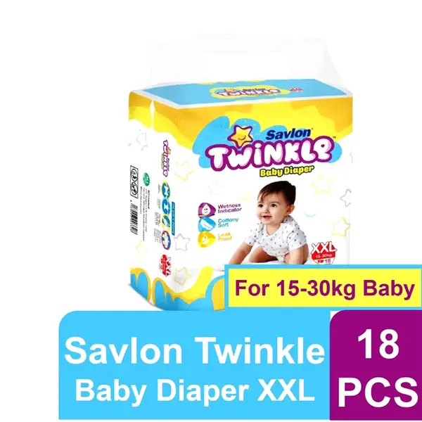 Savlon Twinkle Belt System For Secure Fit Baby Diaper – Quantity: 18 pcs – View 2