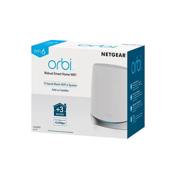 Netgear Orbi RBS750 AX4200 Tri-Band Mesh Router – View 3