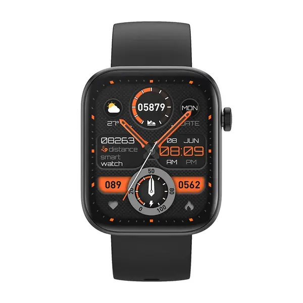 COLMI P71 IP68 Waterproof Smart Watch – Color: Black – View 2