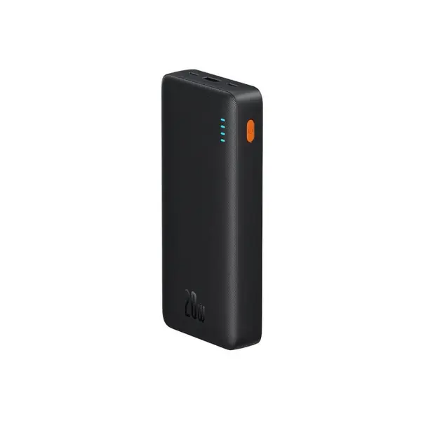 Baseus Airpow 20000mAh External Mobile Phone 20W Quick Charging Power Bank – Color: Black – View 1