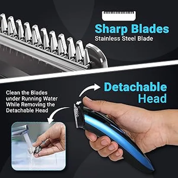 VGR V-183 Professional Rechargeable Hair Trimmer for Men – View 4