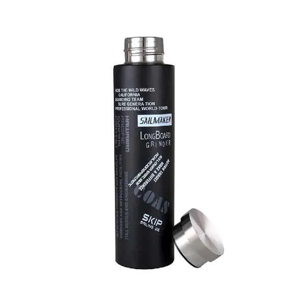 Sport High-quality Stainless Steel Water Bottle 500 ml – Capacity: 500 ml, Color: Black – View 1