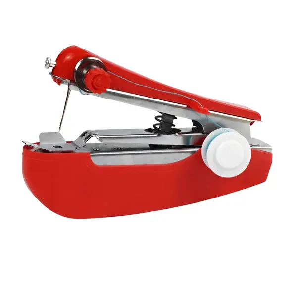 Portable Handy Stitch Sewing Machine – Perfect for Home & Travel Use – Color: Red – View 1