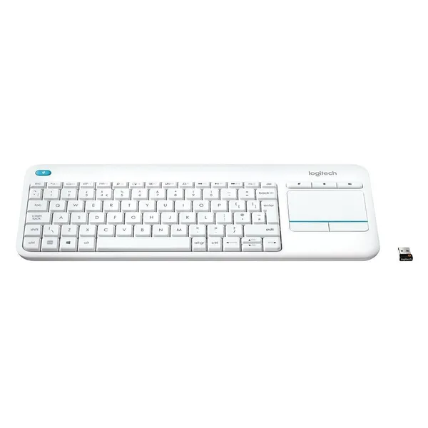 Logitech K400 Plus Wireless Keyboard – Color: White – View 3