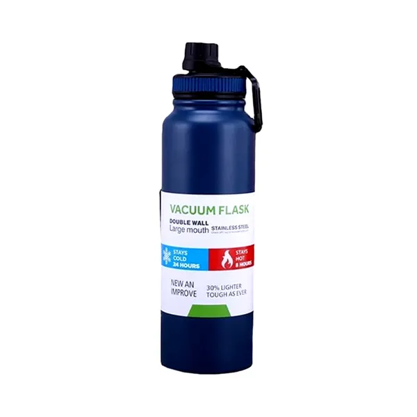 Insulation Water Bottle Sealed Vacuum Flask Leak Proof-800ml – Capacity: 800 ml, Color: Blue – View 1