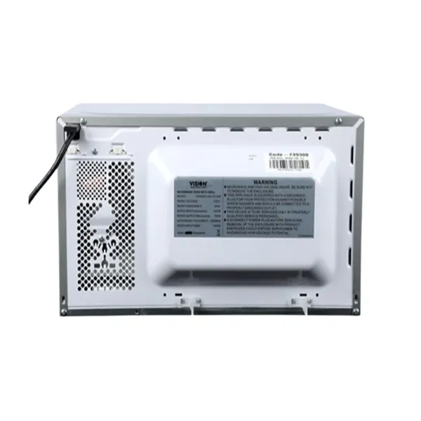 VISION RAC E5 20 Liter Silver 700W Grill Digital Microwave Oven – View 4