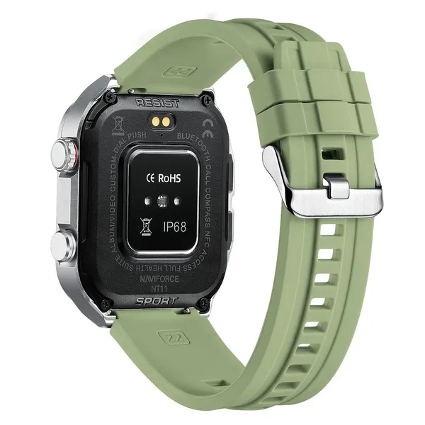 Naviforce NT11 IP68 Waterproof Sport Smart Watch – Color: Green – View 2