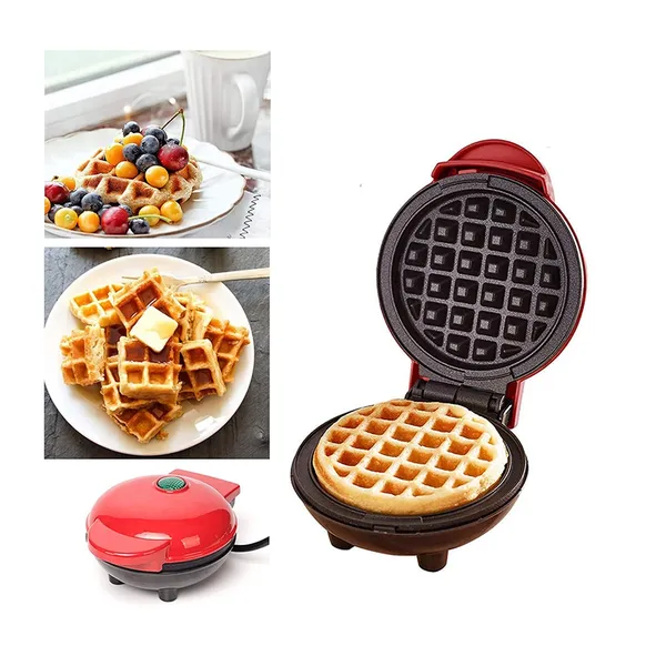 Mini Electric Waffle Maker Bubble Egg Cake Oven Breakfast Waffle Machine – View 1