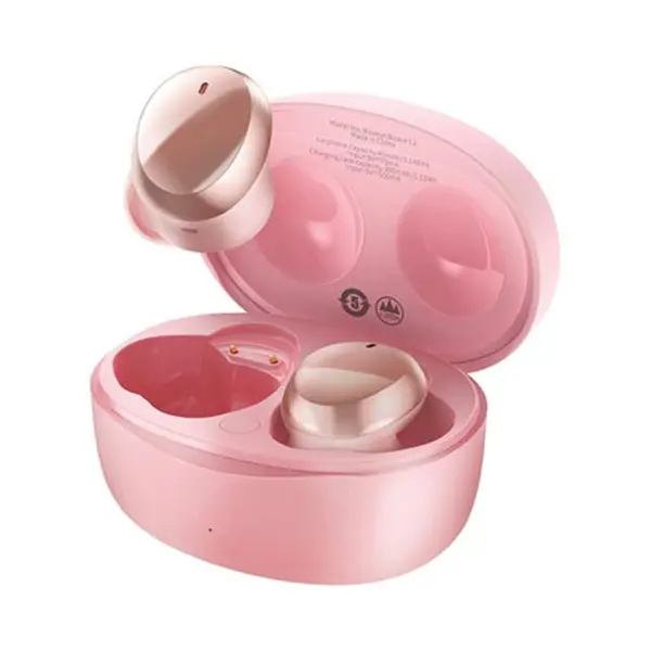 Baseus E2 True Wireless TWS Earbuds – Color: Pink – View 1