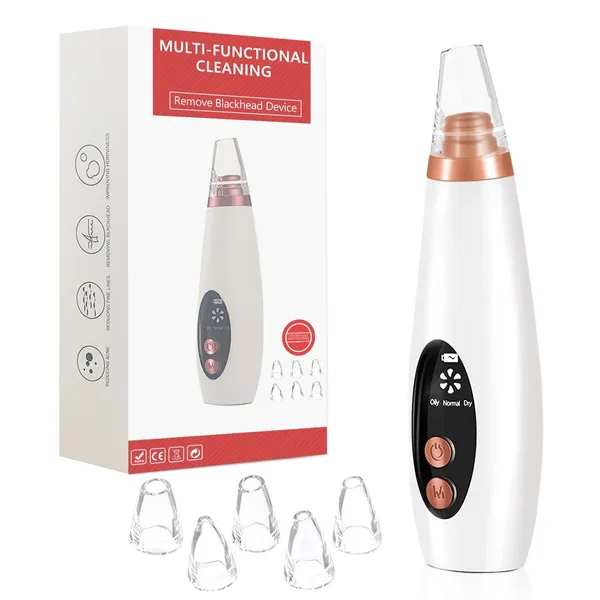Multifunctional Electric Blackhead Remover – USB Rechargeable Pore Cleaner – View 3