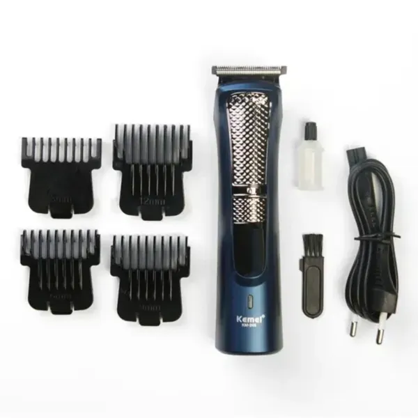 Kemei KM-245 Professional Hair Clipper Trimmer For Men – Color: Blue – View 3