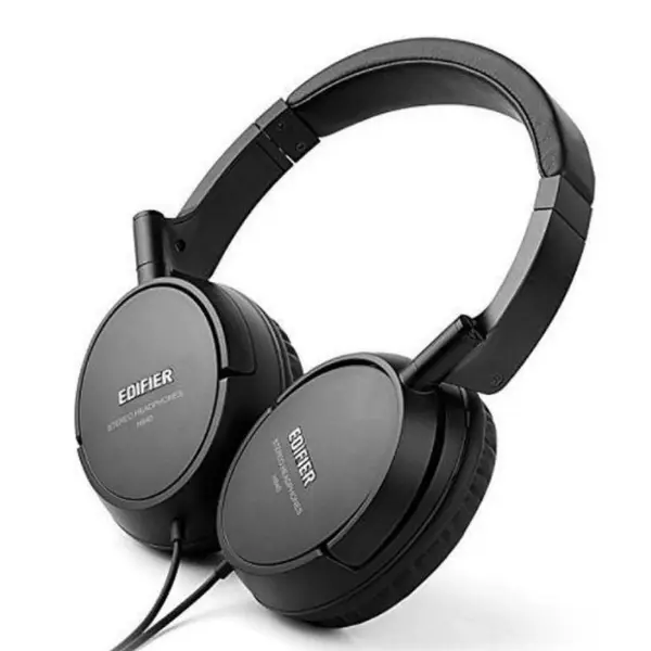 Edifier H840 Ergonomic Over-Ear Wired Headphones – Color: Black – View 2