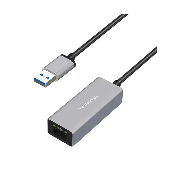  Yuanxin X-3562 USB Male to Lan Female White Lan Adapter – View 1