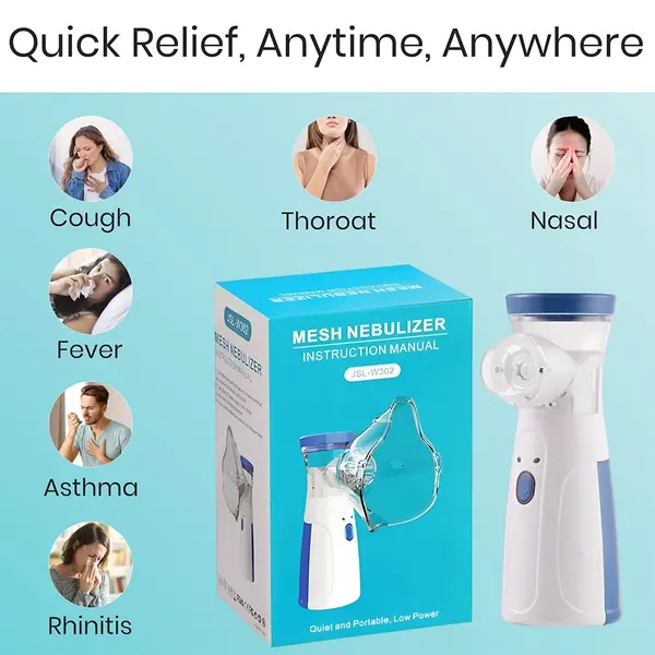 JSL-W302 Mesh Portable Handheld Nebulizer – View 5