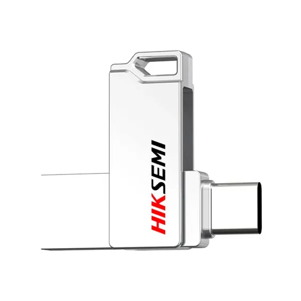 Hiksemi Sync HS-USB-E327C 32GB USB 3.2 & Type-C Silver Pen Drive – Storage Capacity: 64 GB – View 2