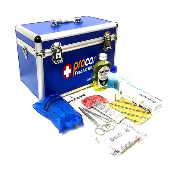 First Aid Box with Security Lock & Aluminum Protector – View 2