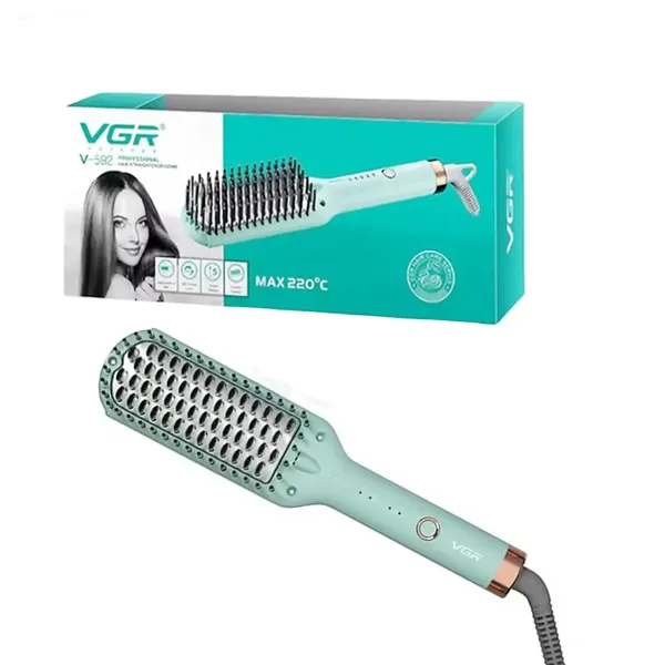 VGR V-592 Professional Hair Straightener & Curler – Color: Blue – View 4