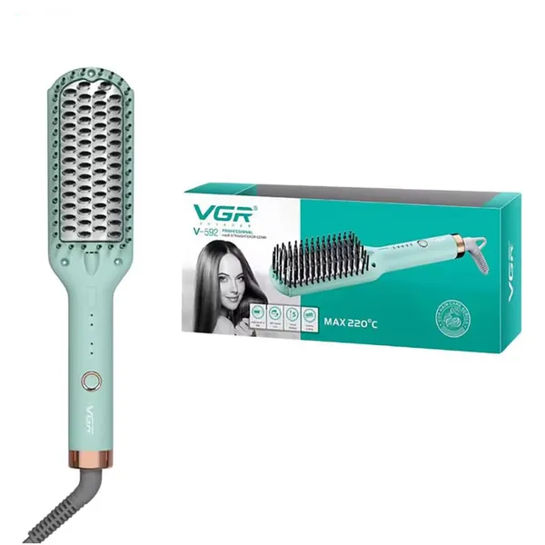 VGR V-592 Professional Hair Straightener & Curler – Color: Blue – View 5