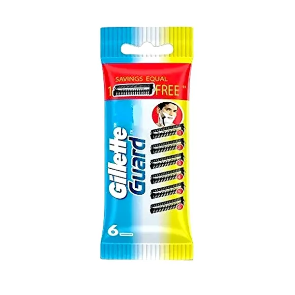 Gillette Guard Cartridges Pack 6 Shaving Blades – View 2