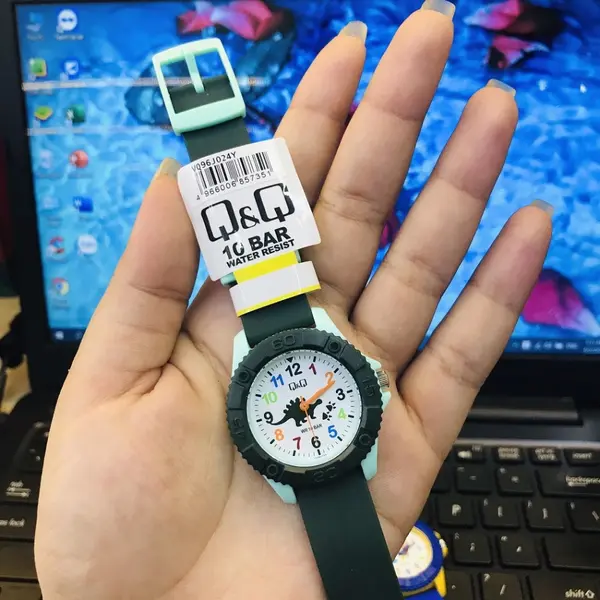 Q&Q VQ96J024Y Camouflage Silicone Luminous Sporty Kids Watch – View 4