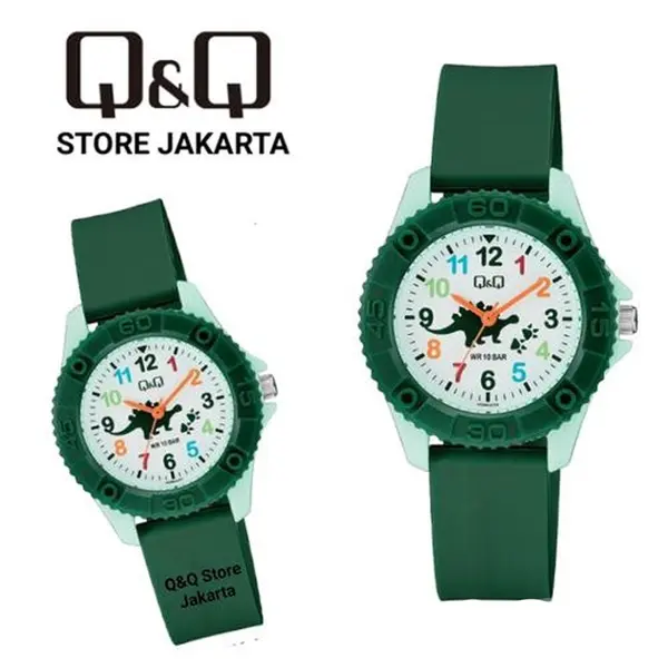 Q&Q VQ96J024Y Camouflage Silicone Luminous Sporty Kids Watch – View 2