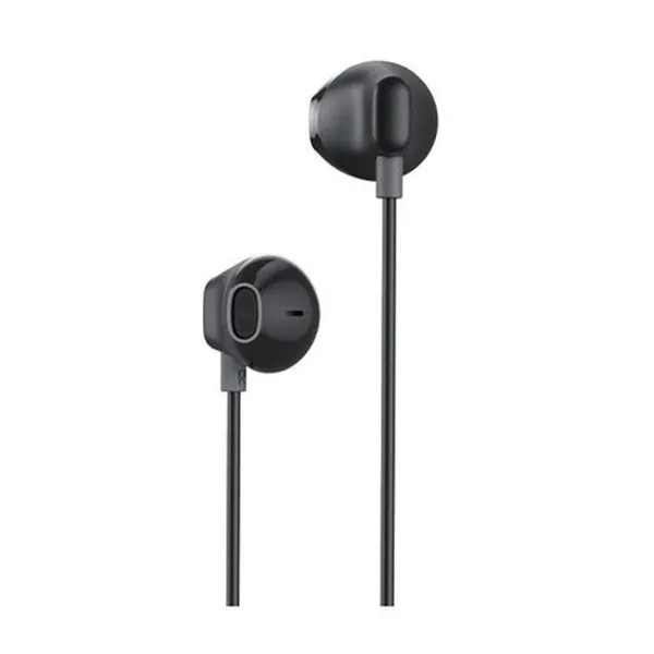 Oraimo Halo Airy Type-C Half In-ear Wired Earphones – Color: Black – View 2