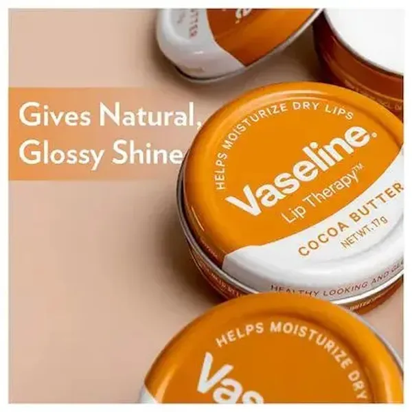 Vaseline Lip Therapy Cocoa Butter Soothes Dry Lips Lip Balm 20g – View 4