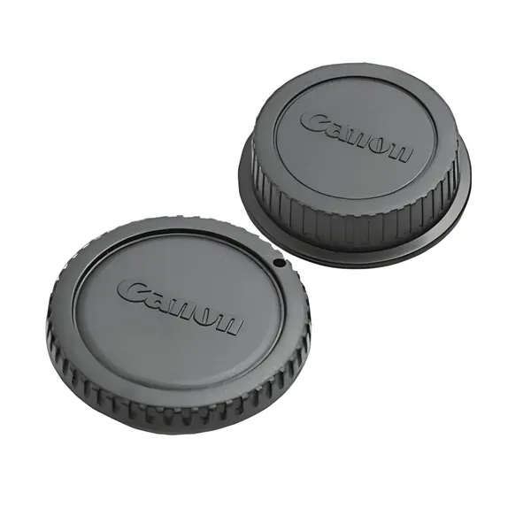 Canon DSLR Camera Body Cap & Lens Back Cap Set – View 3