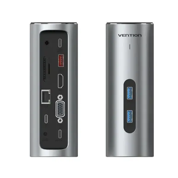 VENTION TPJH0-EU USB-C 12-in-1 Vertical Hub Docking Station – View 2