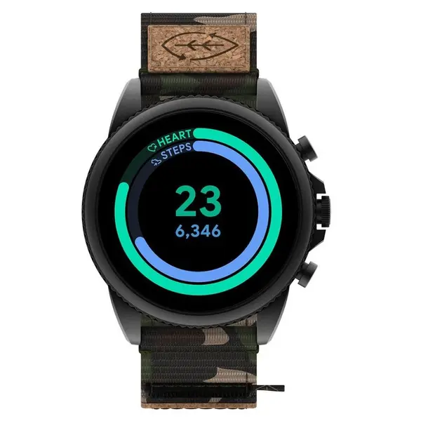 Fossil FTW4063V Gen 6 Green Camo Men’s Smart Watch – View 2