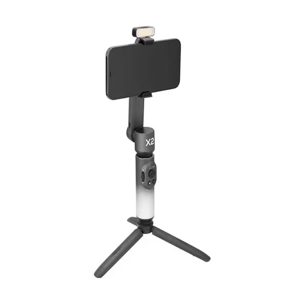 Zhiyun Smooth-X2 COMBO Aesthetic Flashing Light Smartphone Gimbal – View 3