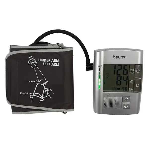 Beurer BM-19 Digital Blood Pressure Monitor with Multilingual Voice Output – View 4
