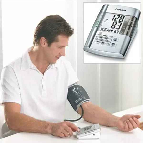 Beurer BM-19 Digital Blood Pressure Monitor with Multilingual Voice Output – View 6