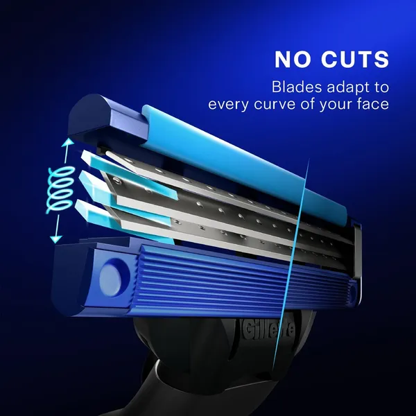 Gillette Mach3 Turbo Flexball Technology Men's Shaving Razor – View 3