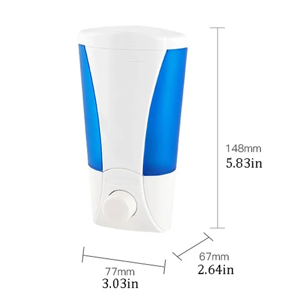 HK Jinda Multi Purpose Wall Mounted Liquid Soap Dispenser Multi Color – Color: Blue – View 3