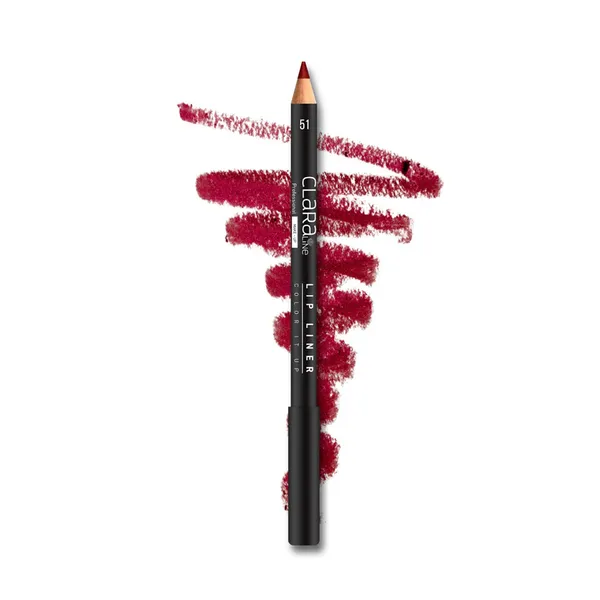 Claraline 51 Dark Cherry HALAL Certified Professional Color Lip Liner – View 1