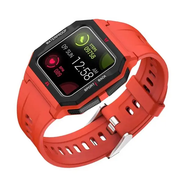 COLMI P10 IP67 Waterproof Smart Watch  – Color: Red – View 2