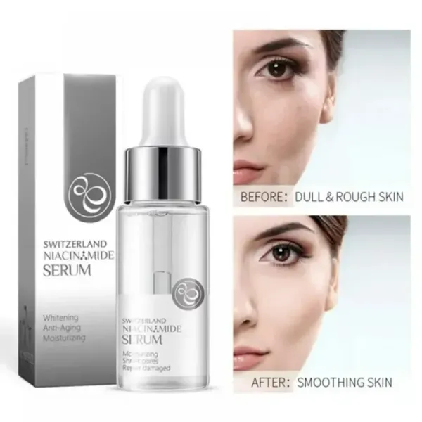 LAIKOU Switzerland Niacinamide Serum Essence – 17ml Skin Brightening and Pore Minimizing Treatment – View 2