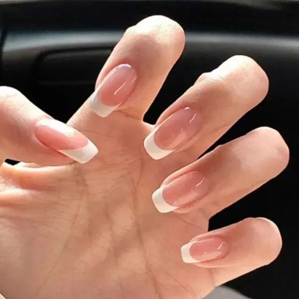 False Nail 24pcs Set With Sticker Glue Artificial Nails – View 3