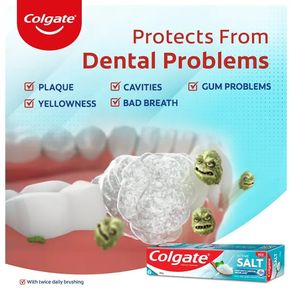 Colgate Active Salt And Healthy Gums Toothpaste 200g – View 3