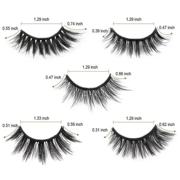 Magnetic Long Lasting suit 5 pair false eyelash – View 2