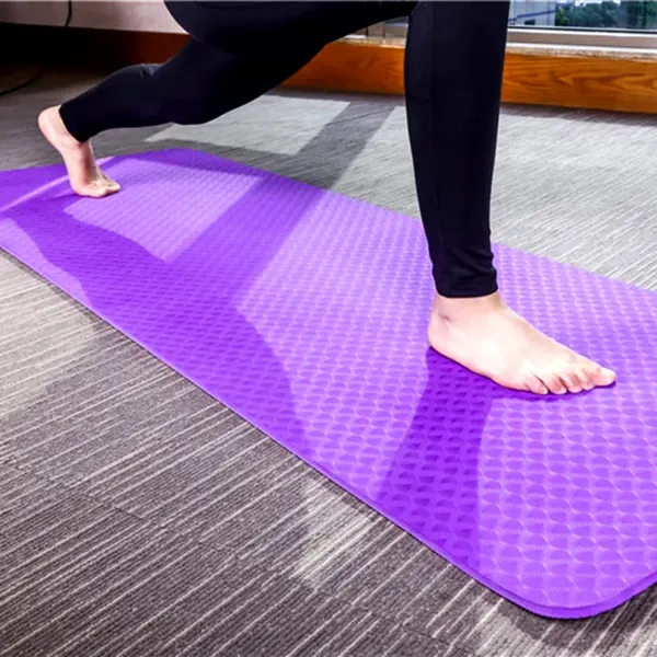 6*2 Fit Sports & Fitness E-Co Friendly Quality 8mm Gym Yoga Mats – Color: Purple, Thickness: 8 mm – View 4