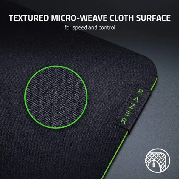 Razer GIGANTUS V2 Medium Soft Gaming Mouse Mat – Color: Black – View 3