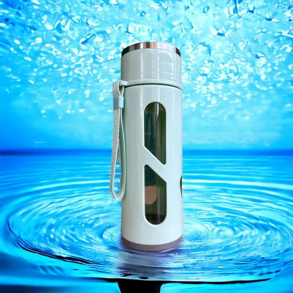 Souvernir 500 ml Hot And Cold Glass Water Flask – Capacity: 500 ml, Color: Blue – View 2