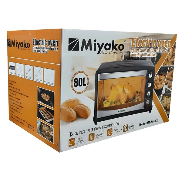 Miyako MT-80RCL 80 Liters Electric Oven Multi Function with Convection – View 4