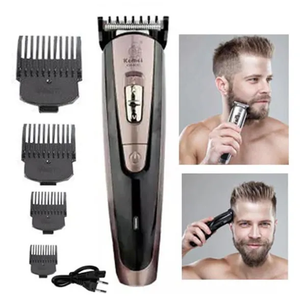Kemei KM-9050 Rechargeable 5-in-1 Wireless Trimmer For Men – View 4